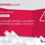 EL SATSAID FIRMÓ EL ACUERDO PARITARIO DE ABRIL CON ATVC