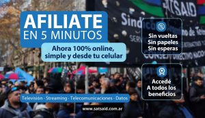 SATSAID LANZÓ SU SISTEMA DE AFILIACIÓN ONLINE